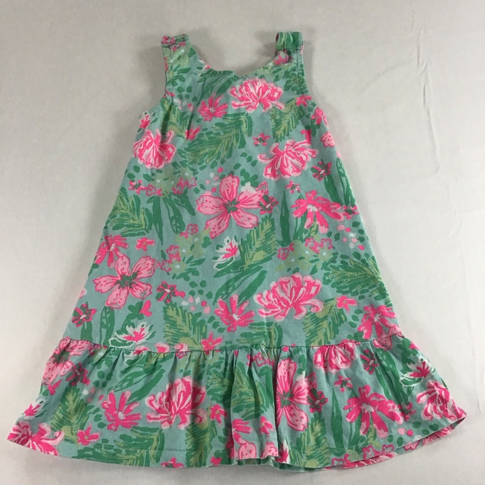 Tommy Bahama Girls Small 5/6 Tropical Floral Sundress